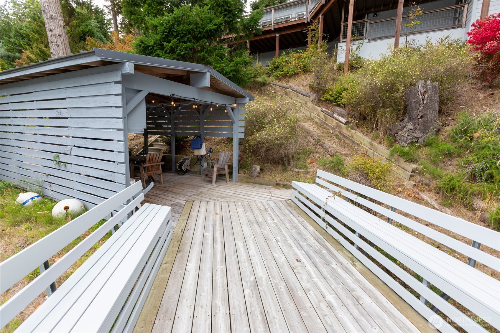 457 White Point Road Friday Harbor, WA 98250 - Photo 24 of 39 a view of a two chairs in the balcony