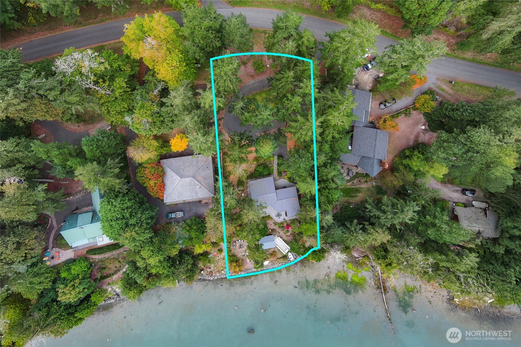 457 White Point Road Friday Harbor, WA 98250 - Photo 3 of 39 an aerial view of a house