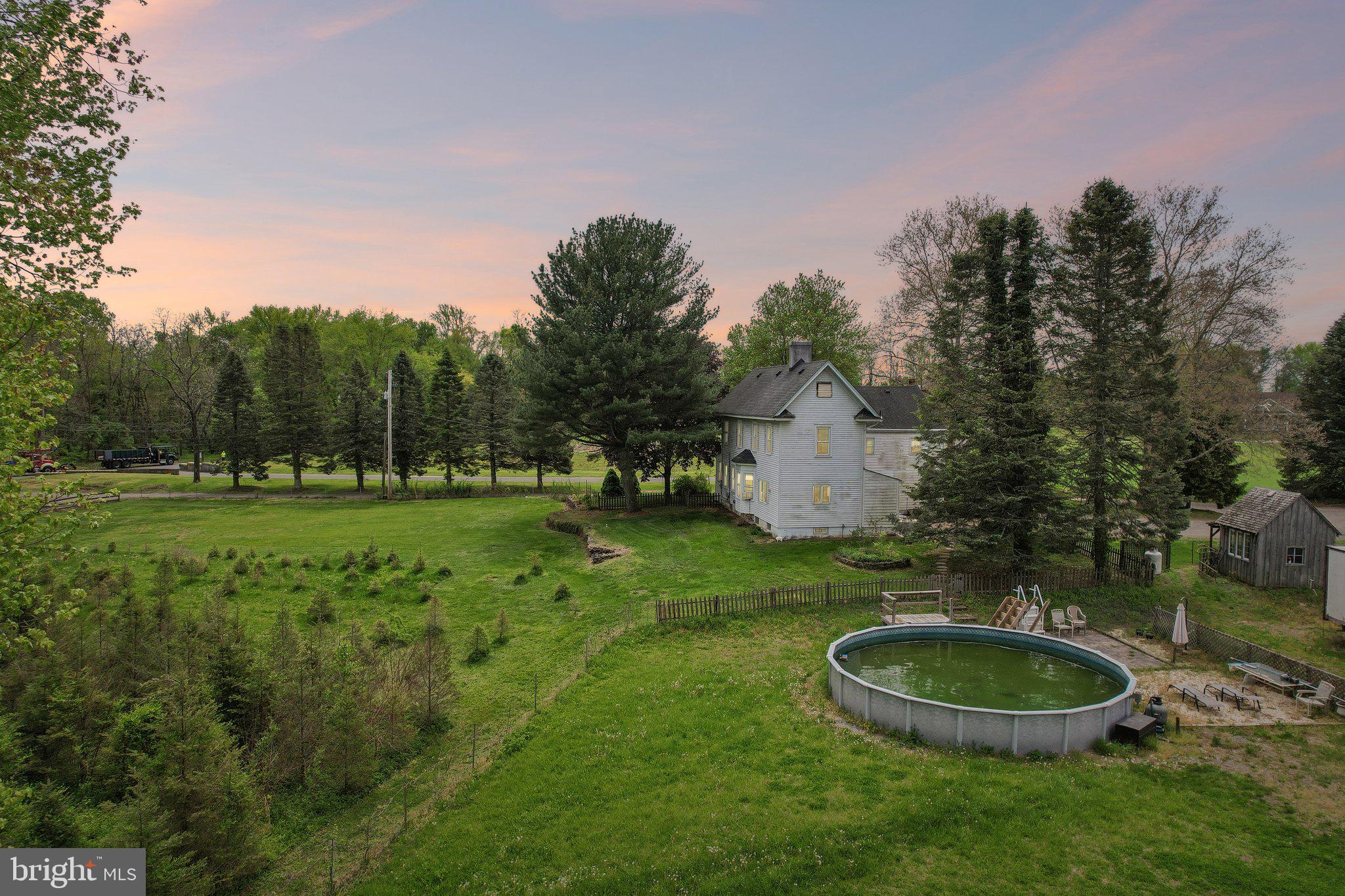 1272 Old York Road Hightstown, NJ 08520 - Photo 21 of 39 Serene countryside retreat at dusk.