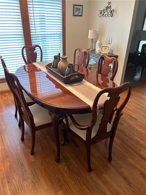 311 Cope Road Perryopolis, PA 15473 - Photo 9 of 47 a view of a dining room with furniture and wooden floor