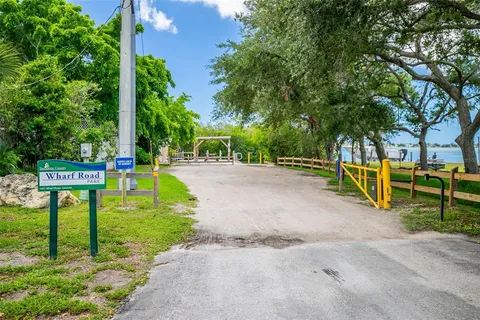 a view of a park with slide