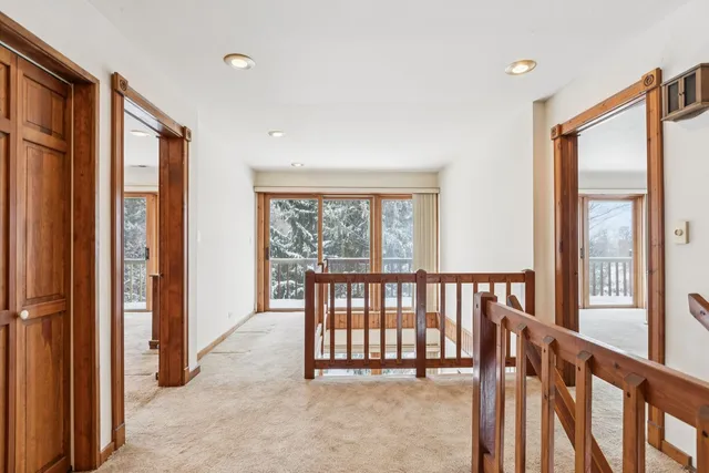a bathroom with a sink double vanity and a shower