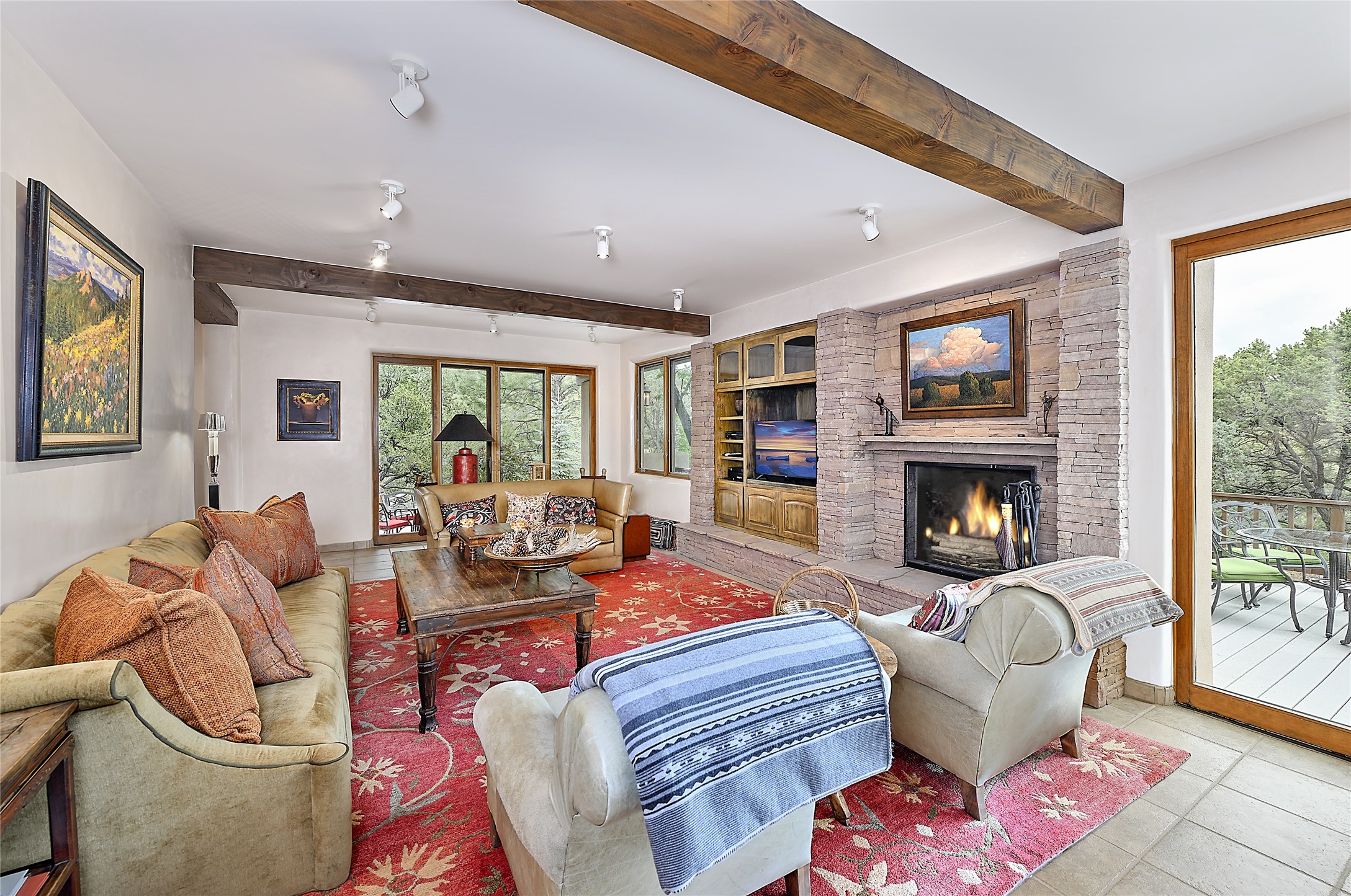 409 Brownell-Howland Road Santa Fe, NM 87501 - Photo 25 of 66 Informal Living Room