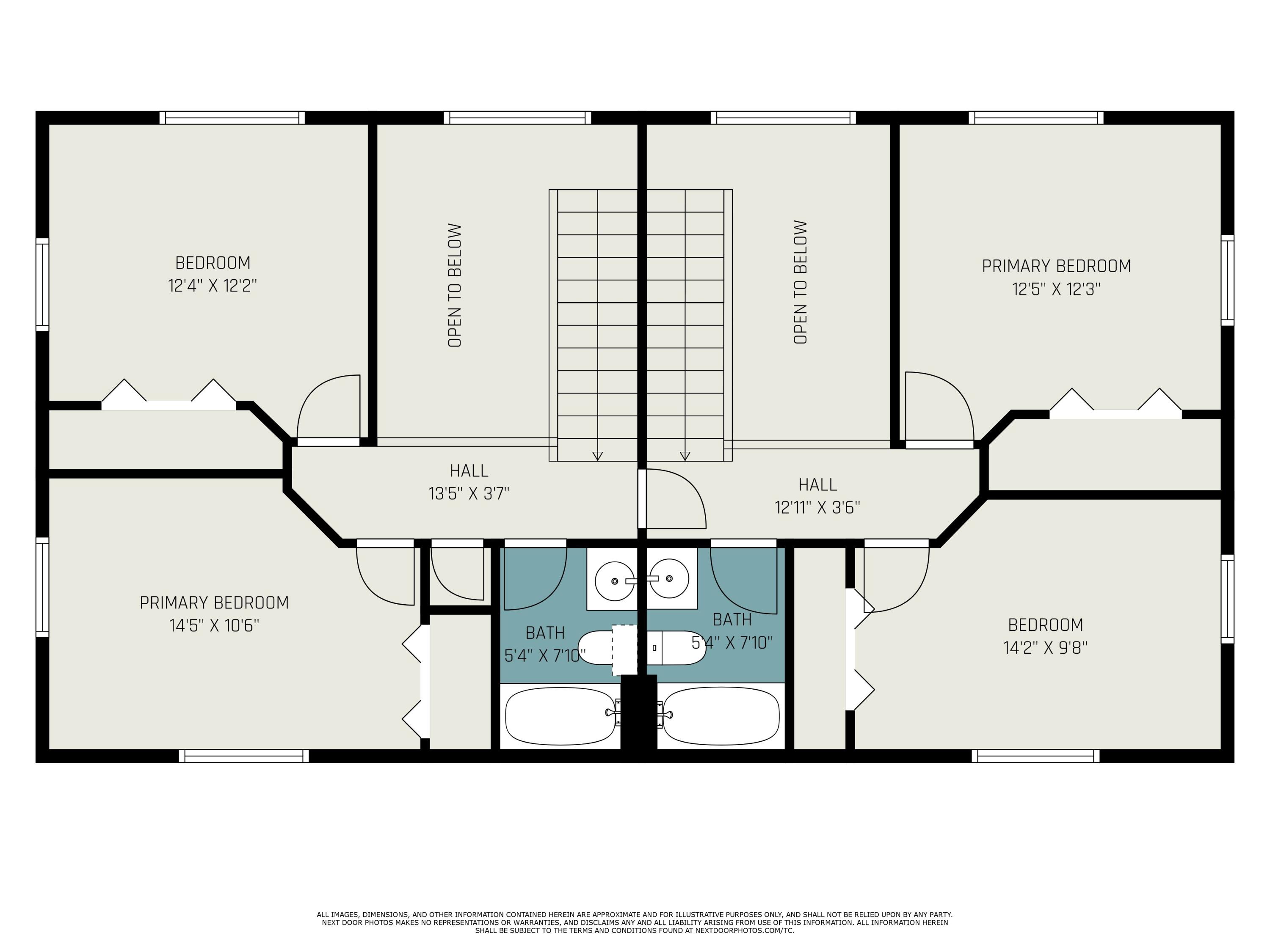 5293 West Monroe Road Pentwater, MI 49449 - Photo 43 of 44 upper level floor plan