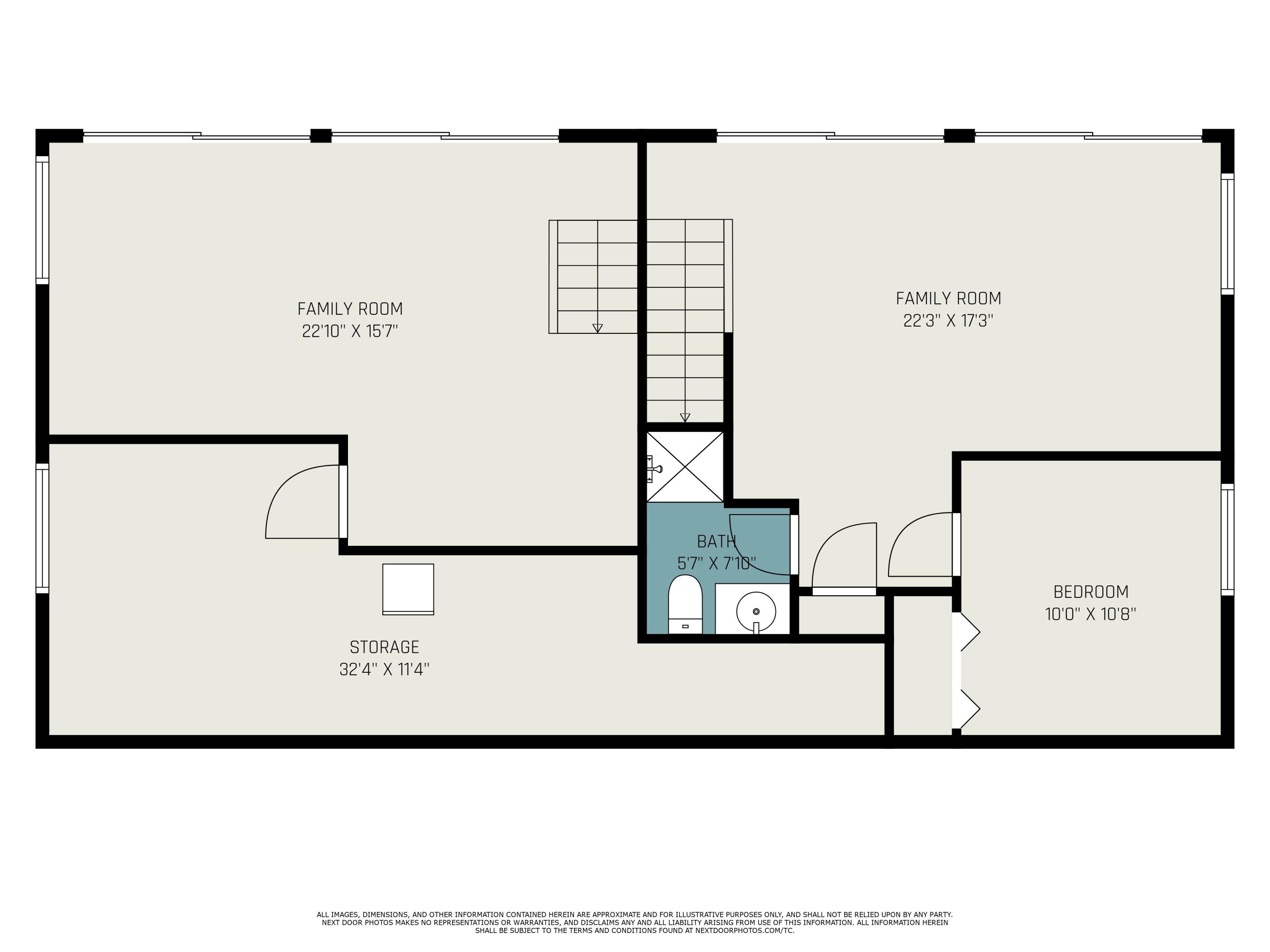 5293 West Monroe Road Pentwater, MI 49449 - Photo 44 of 44 lower level floor plan