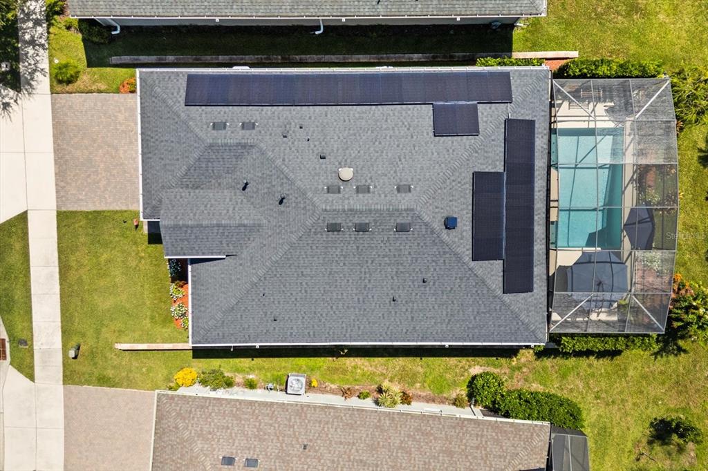 100 Silver Maple Road Groveland, FL 34736 - Photo 24 of 54 an aerial view of a house with a swimming pool