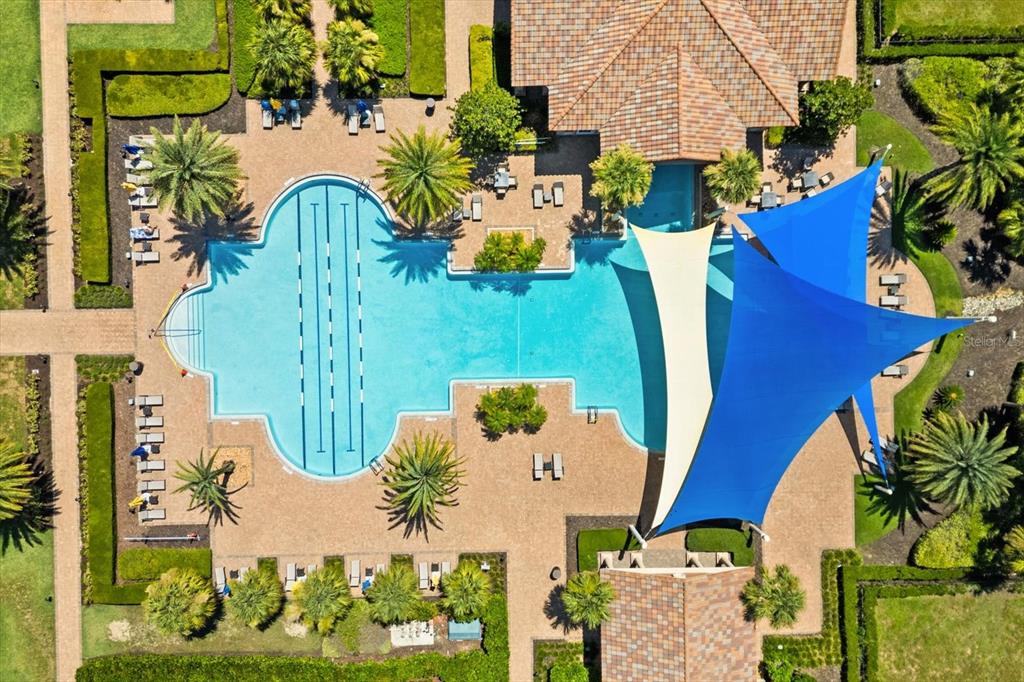 100 Silver Maple Road Groveland, FL 34736 - Photo 32 of 54 an aerial view of residential houses with outdoor space