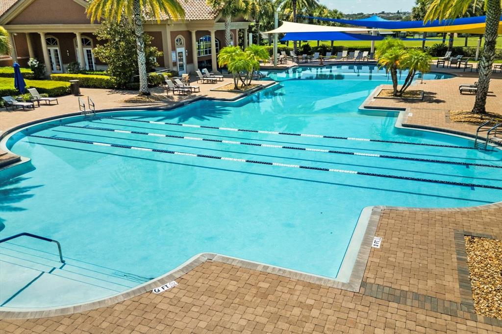 100 Silver Maple Road Groveland, FL 34736 - Photo 36 of 54 swimming pool view with a outdoor seating