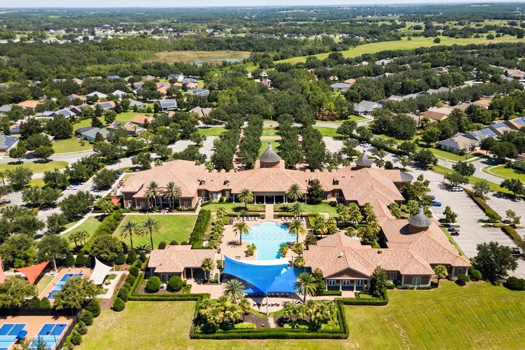 100 Silver Maple Road Groveland, FL 34736 - Photo 39 of 54 an aerial view of a houses with a swimming pool