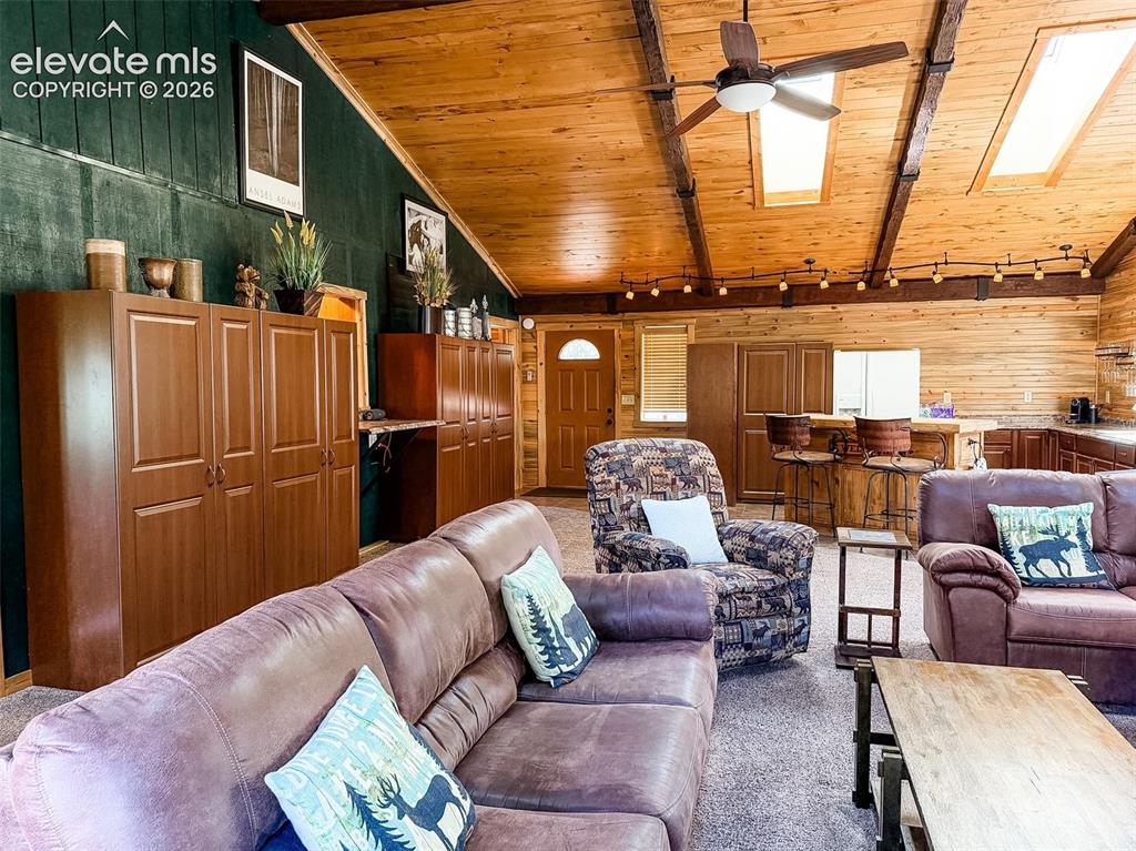 269 Southpark Road Florissant, CO 80816 - Photo 10 of 38 a living room with furniture wooden floor and a table