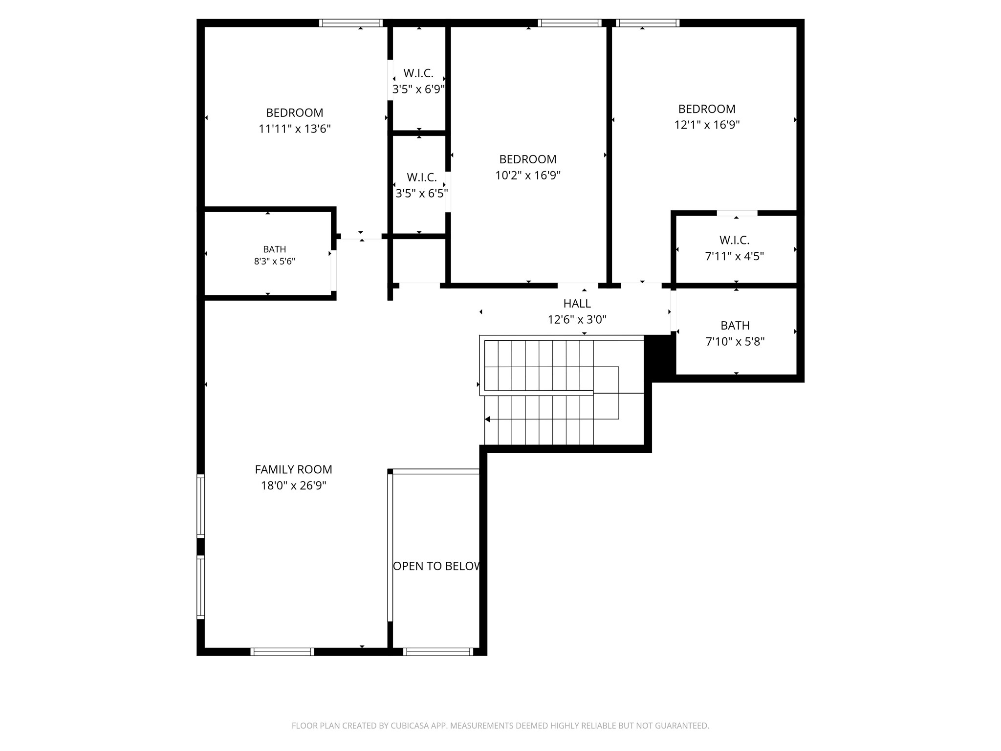 2832 Mistygate Court Conroe, TX 77301 - Photo 49 of 50 Second Floor 2D Floor Plan