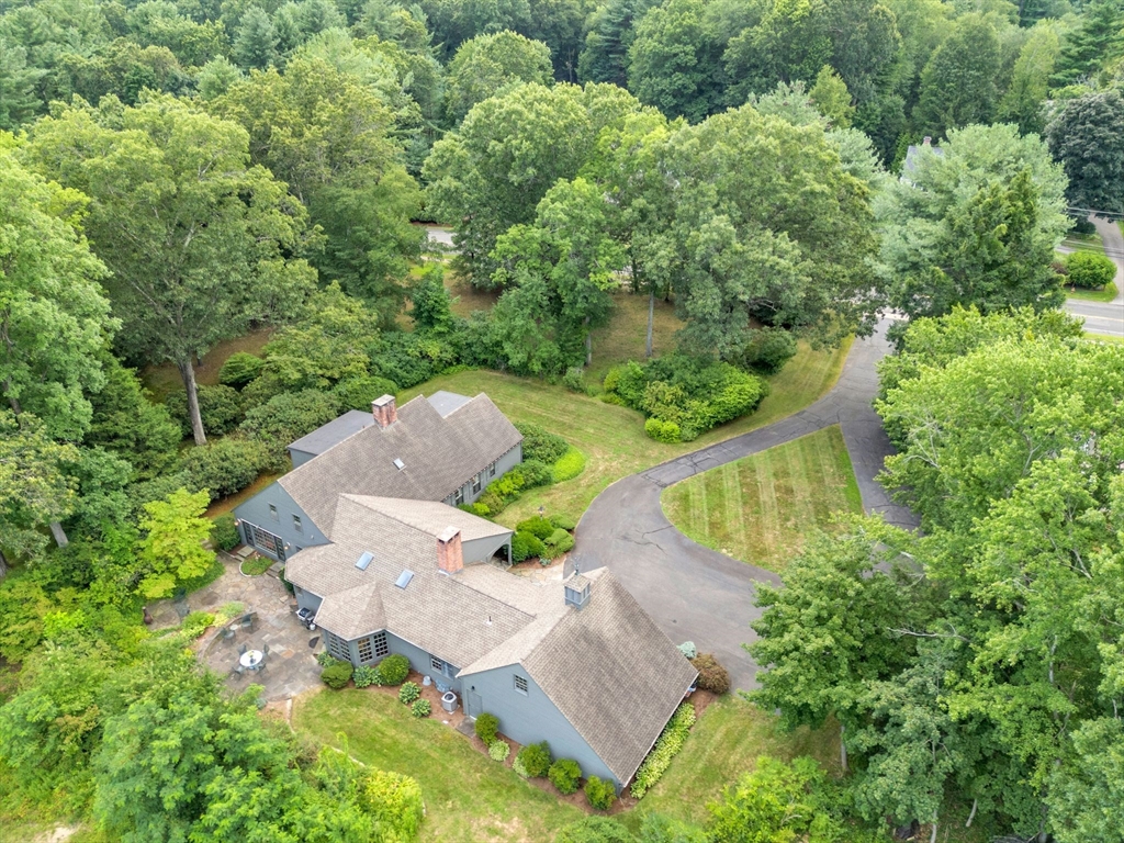 147 Shaker Road Longmeadow, MA 01106 - Photo 42 of 42 an aerial view of a house with a garden