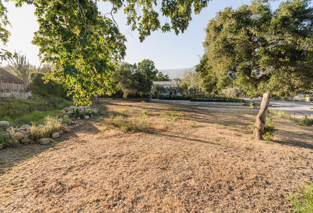 319 Hot Springs Road Santa Barbara, CA 93108 - Photo 2 of 8 a view of a yard with an trees