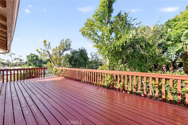 a view of deck with wooden floor and outdoor space