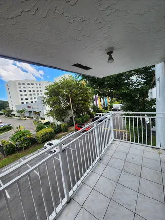 a view of balcony