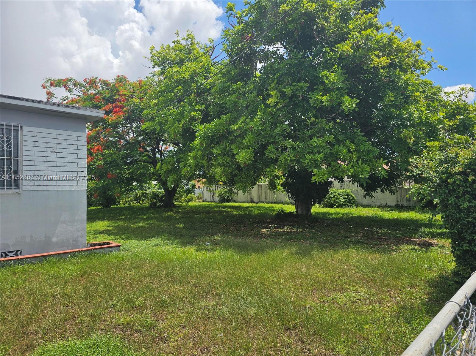 0 East 52nd Hialeah, FL 33013 - Photo 7 of 8 a view of a backyard with large trees