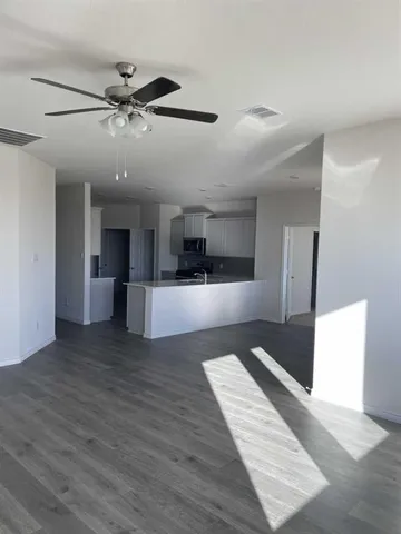 a view interior of a house wooden floor and an empty room
