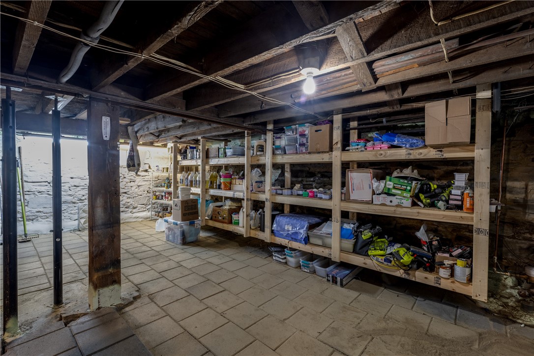 14 Elm Street Corning, NY 14830 - Photo 38 of 39 Basement is nice storage with pavers on the ground