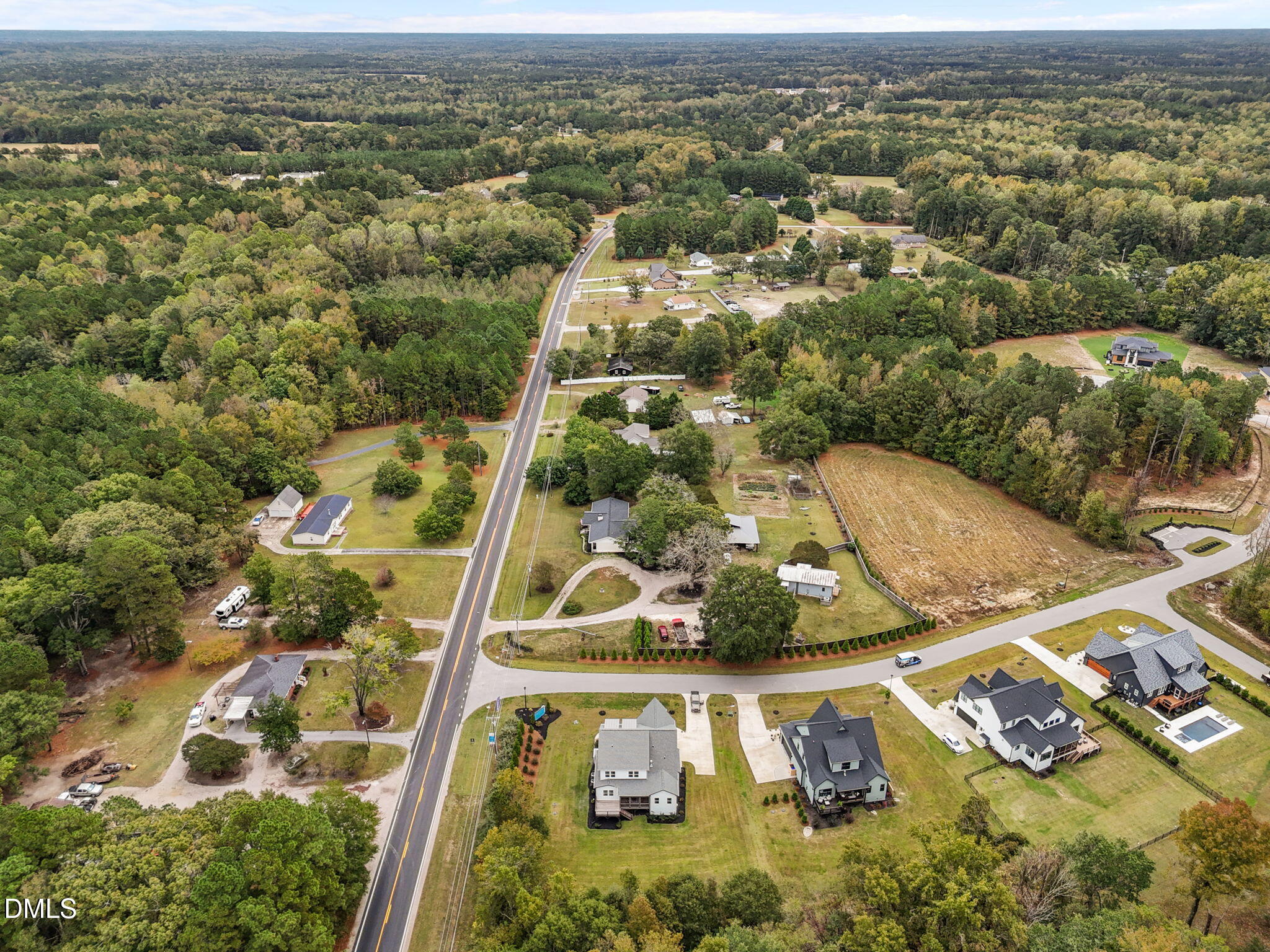 10 Carnation Road Youngsville, NC 27596 - Photo 43 of 47 an aerial view of a residential houses with outdoor space