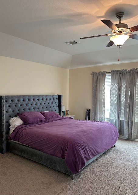 3327 Atherton Ridge Lane Houston, TX 77047 - Photo 8 of 12 a bedroom with a bed and ceiling fan