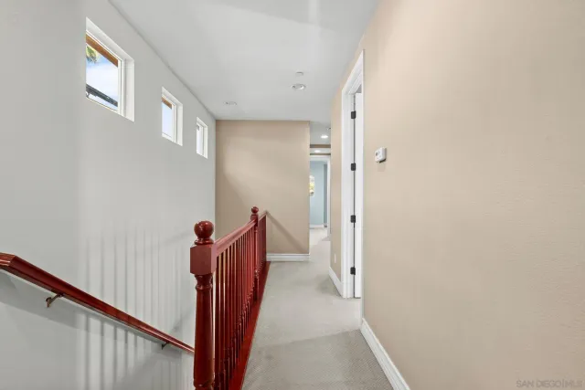 a view of a hallway with a elevator