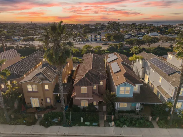 a view of a city with tall buildings