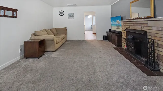 a room with a window