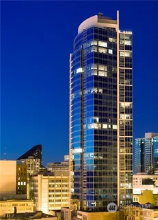 a front view of a building