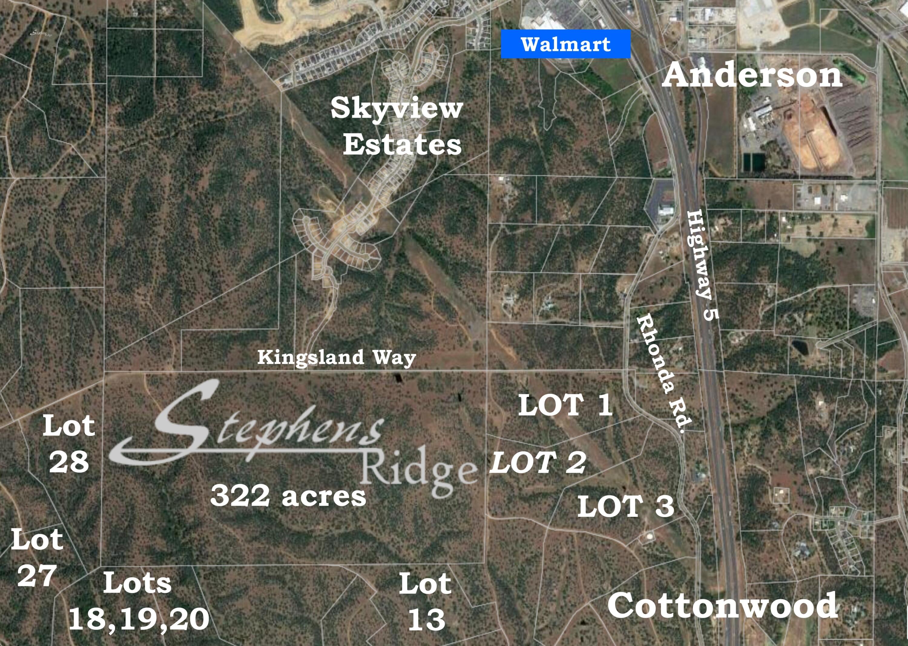 Lot 1 Rhonda Road Anderson, CA 96007 - Photo 25 of 28 a walmart parcels aerial
