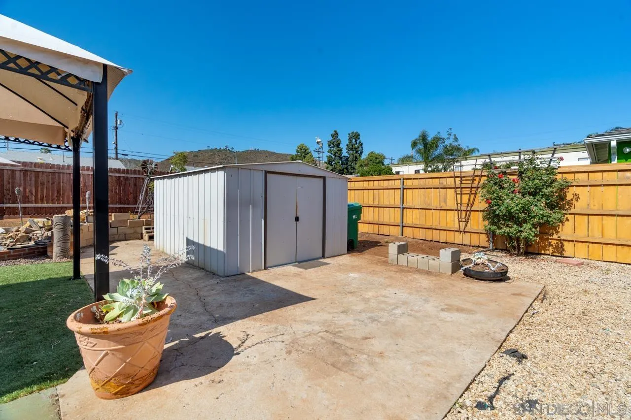 998 Joplin Drive El Cajon, CA 92021 - Photo 33 of 38 a view of a backyard with sitting area