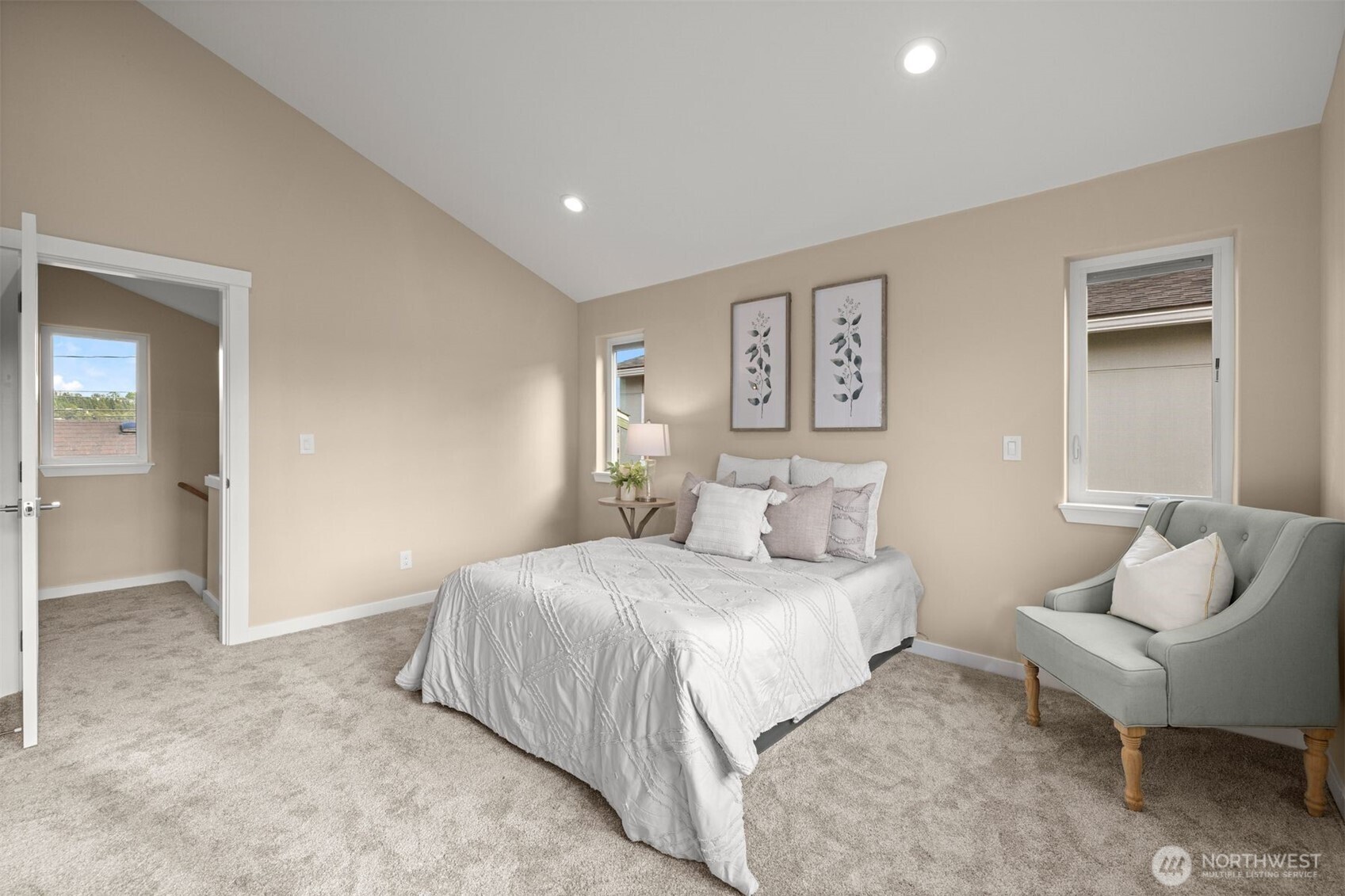 6419 Ellis Avenue South Seattle, WA 98108 - Photo 22 of 28 a bedroom with a bed and couch