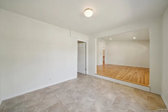 a view of an empty room