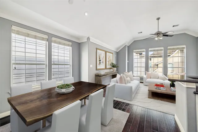 a view of a city with tall buildings