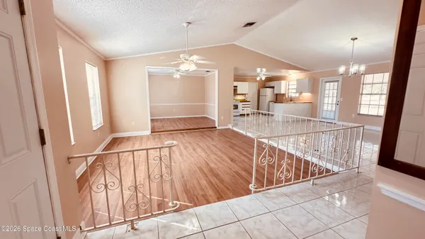 a view of a room with window