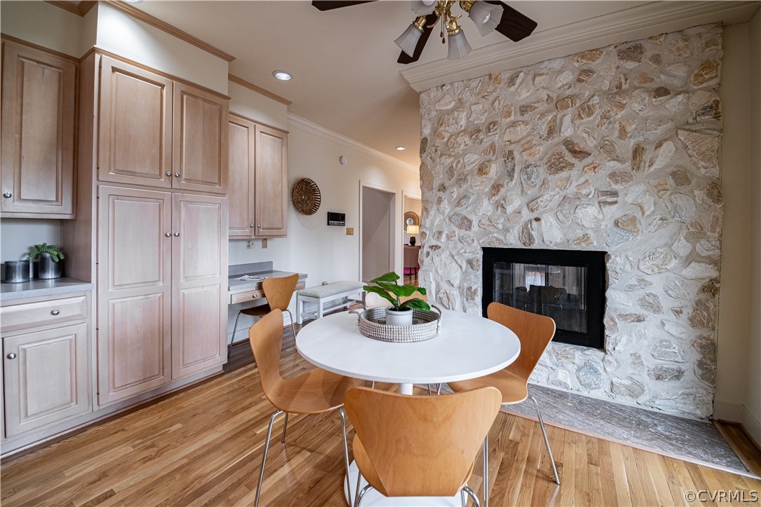 10497 Georgetown Road Mechanicsville, VA 23116 - Photo 14 of 50 a dining room with furniture and wooden floor