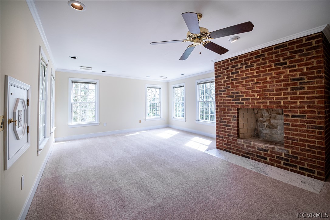 10497 Georgetown Road Mechanicsville, VA 23116 - Photo 29 of 50 a view of livingroom with hardwood floor and a ceiling fan