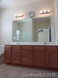 10125 Westmoreland Road, Unit 1B Cornelius, NC 28031 - Photo 8 of 15 a bathroom with a sink and a large mirror