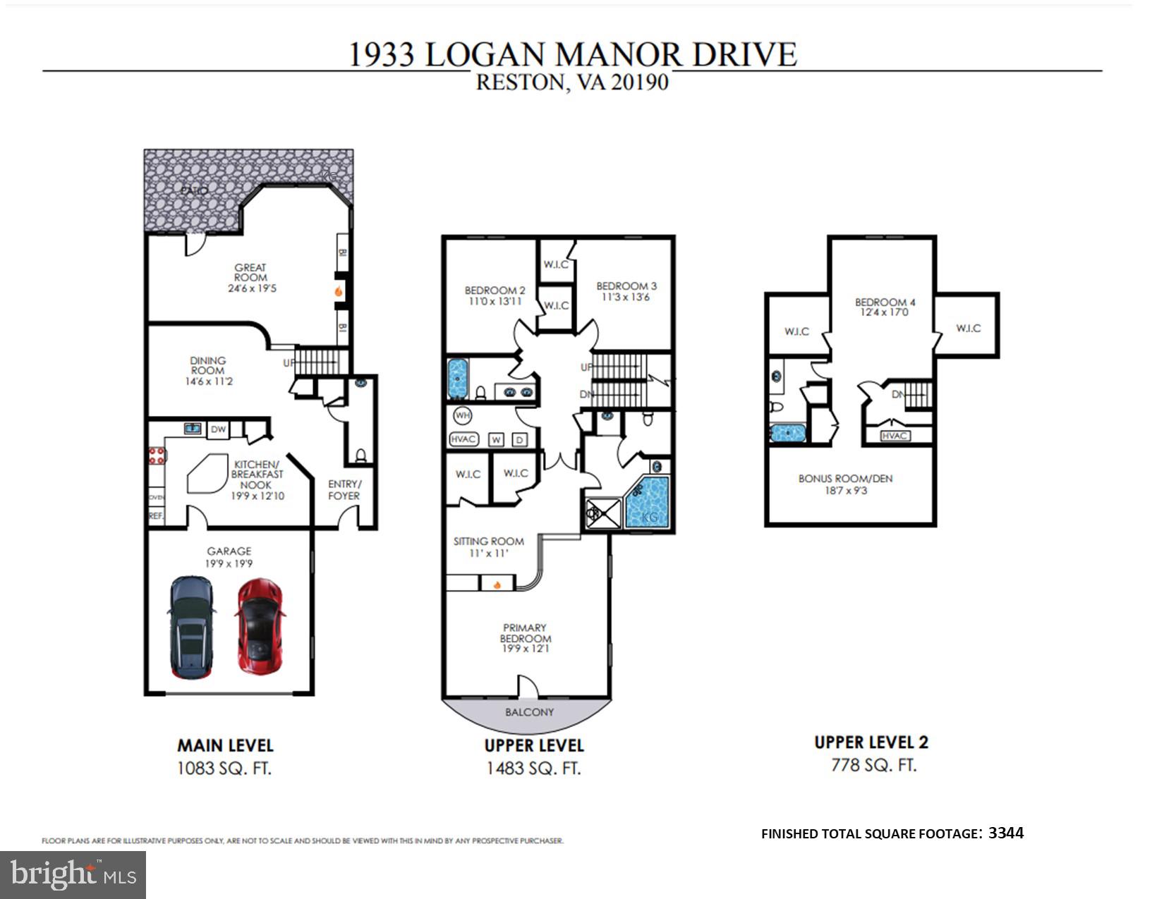 1933 Logan Manor Drive Reston, VA 20190 - Photo 120 of 120 Floor plans
