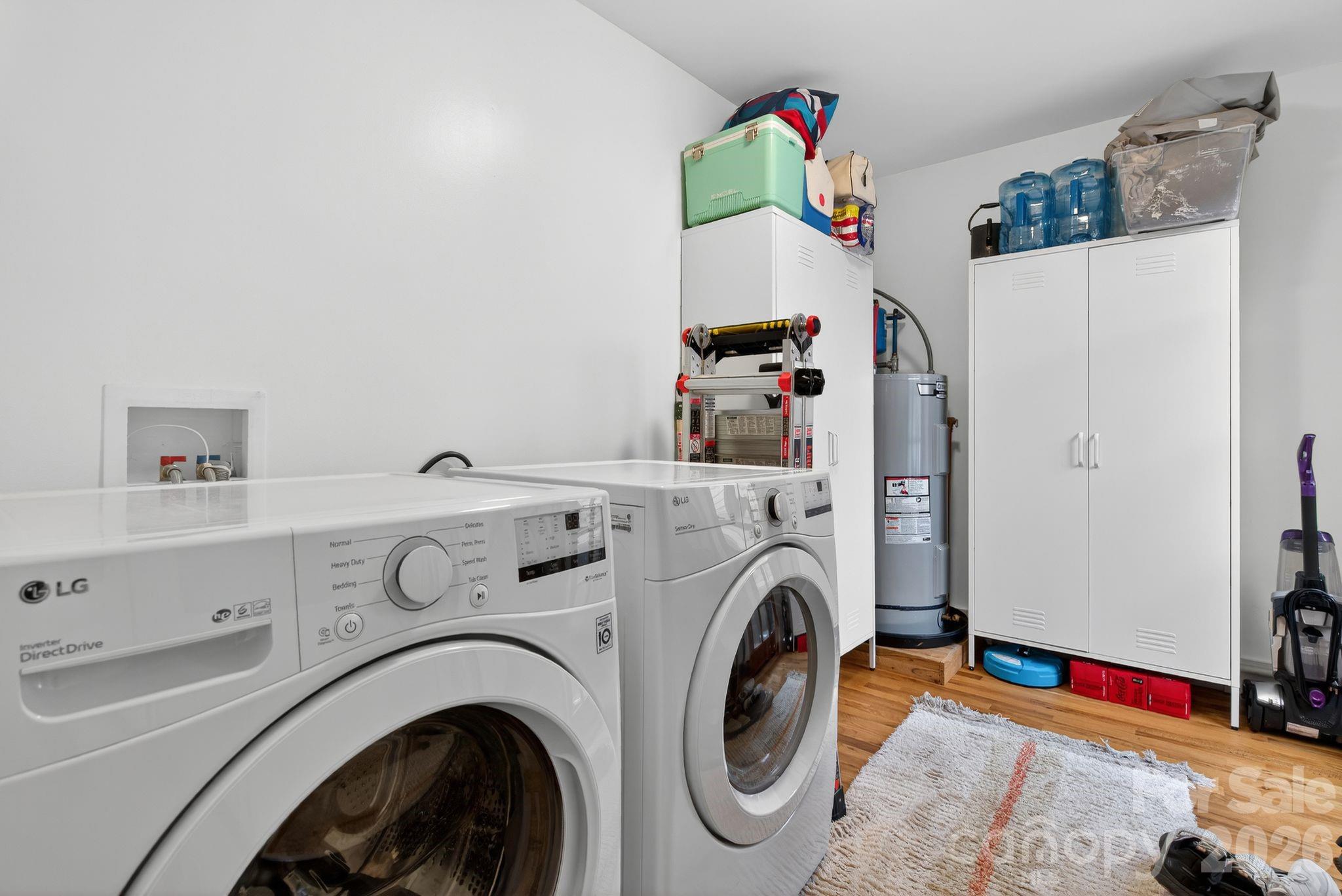 20 Bethesda Road Asheville, NC 28805 - Photo 22 of 30 a utility room with dryer and washer