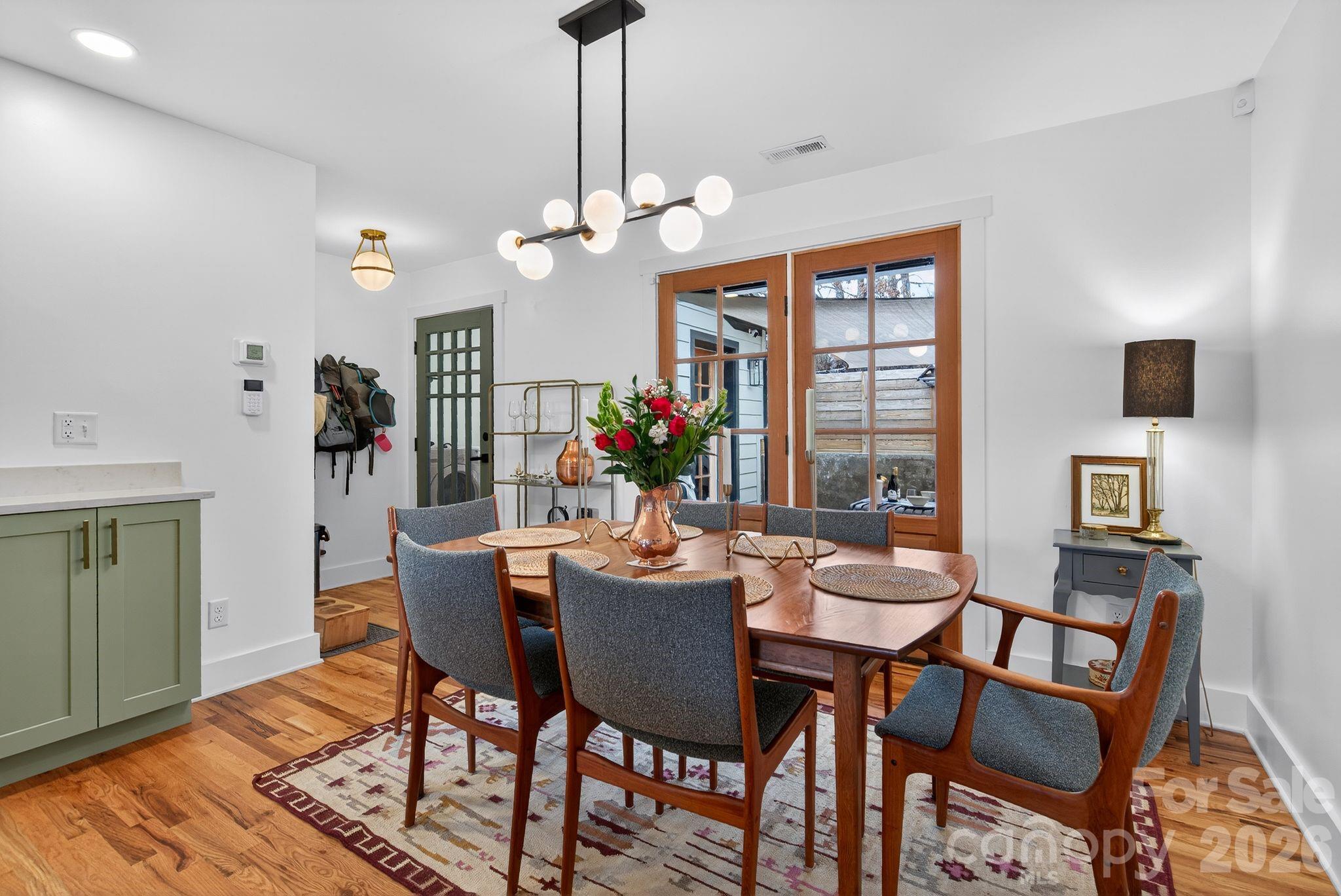 20 Bethesda Road Asheville, NC 28805 - Photo 8 of 30 a view of a dining room with furniture window and wooden floor