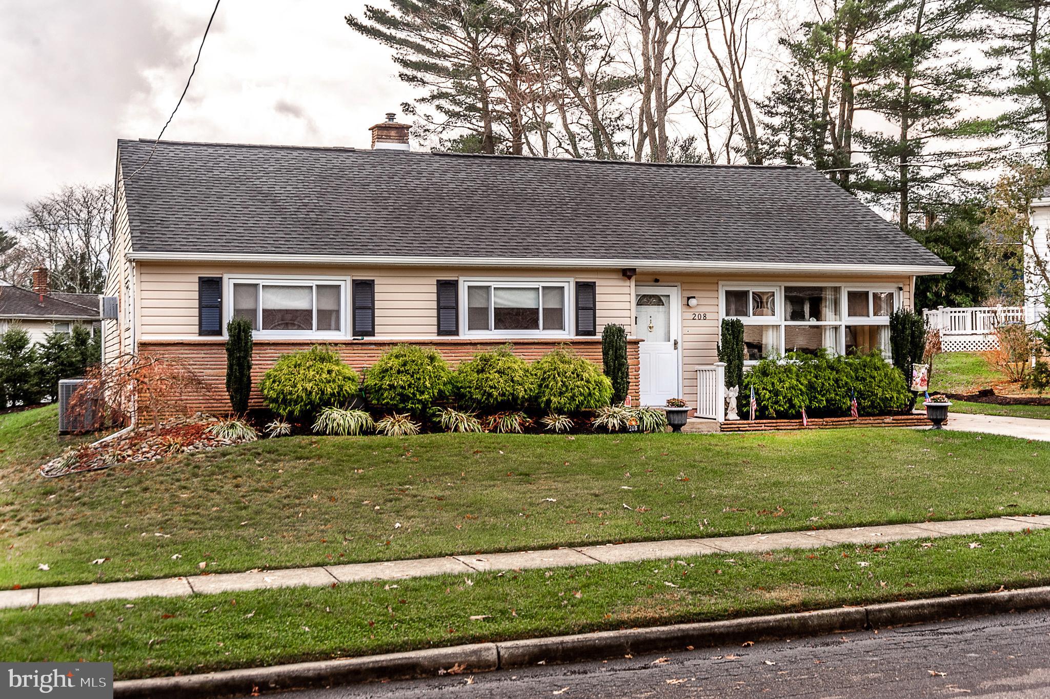 208 Kingsley Road Cherry Hill, NJ 08034 - Photo 1 of 27 Front Exterior