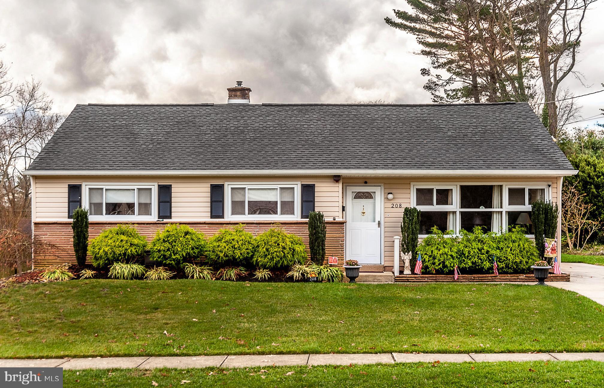 208 Kingsley Road Cherry Hill, NJ 08034 - Photo 2 of 27 Front Exterior