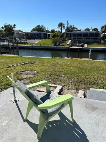 a view of a lake with houses