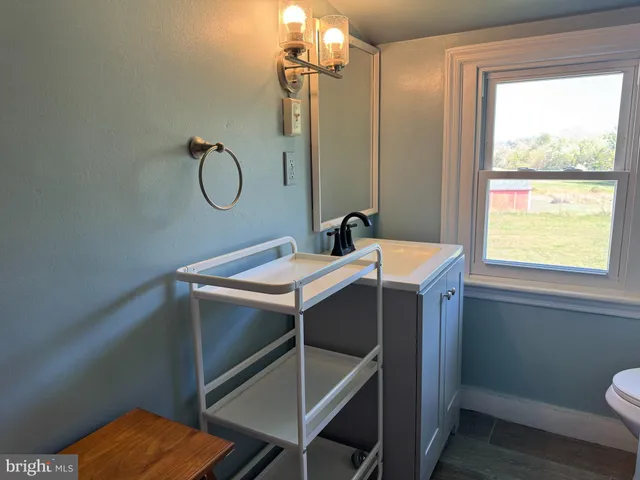 a bathroom with a sink and a toilet