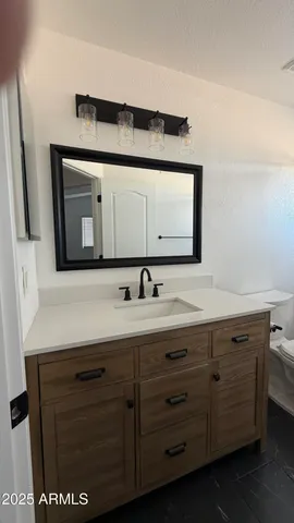 an empty room with an entryway