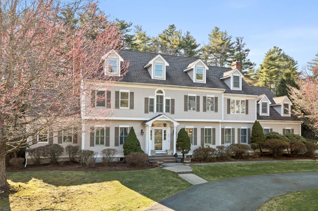 20 Burr Drive Needham, MA 02492 - Photo 1 of 19 a front view of a house with a garden and plants