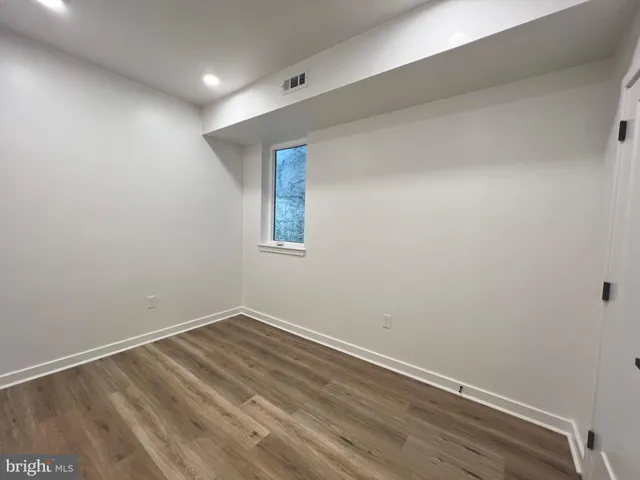 wooden floor in an empty room