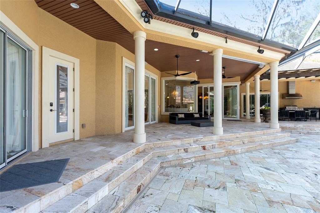 695 Southeast 47th Loop Ocala, FL 34480 - Photo 40 of 79 a view of a hallway with wooden shelves