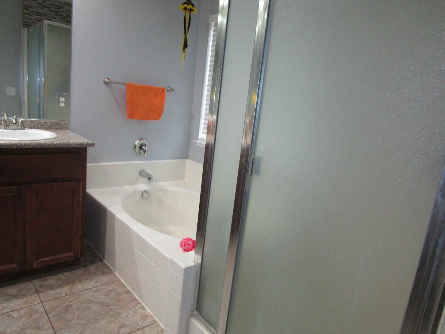 413 Hydrangea Court Merced, CA 95341 - Photo 12 of 16 a bathroom with a sink and a bathtub