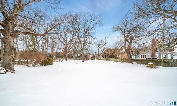 a street view covered with snow